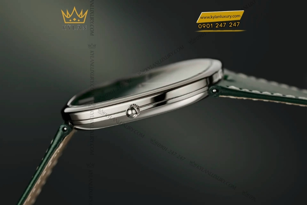 Kỳ Lân Luxury patek philippe golden ellipse 5738g 001 olive dial 2 Đồng hồ Patek Philippe Golden Ellipse mặt số olive 5738G-001
