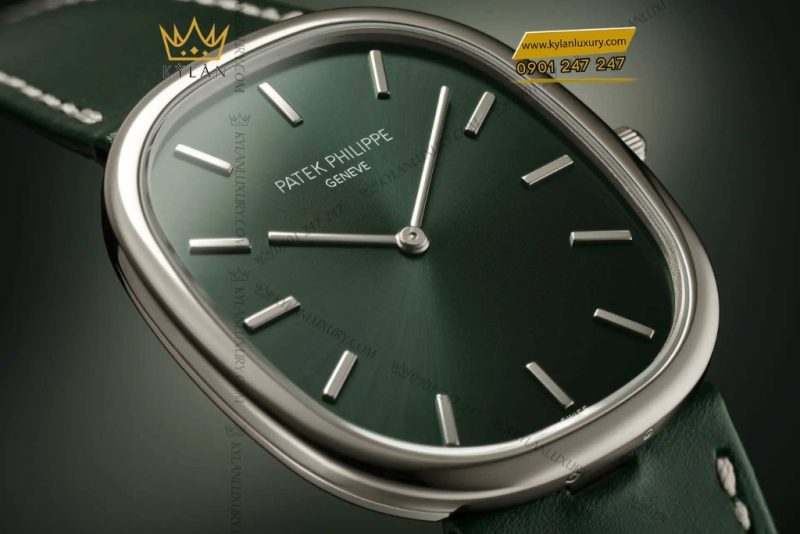 Đồng hồ Patek Philippe Golden Ellipse mặt số olive 5738G-001