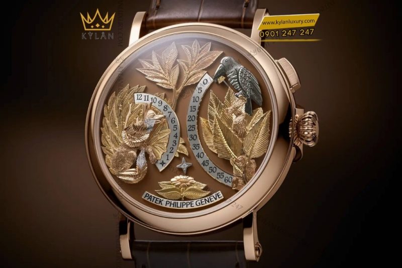 Đồng hồ Patek Philippe Complications mặt số nâu thủ công 5249R-001