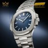 Đồng hồ Patek Philippe Nautilus mặt số xanh sunburst 5810/1G-001