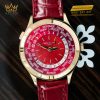 Đồng hồ Patek Philippe World Time mặt số đỏ 7129J-001