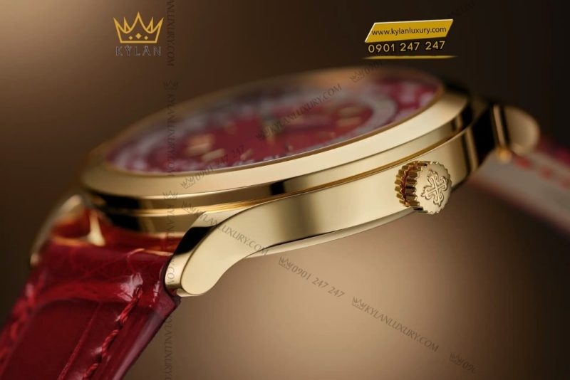 Đồng hồ Patek Philippe World Time mặt số đỏ 7129J-001