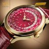 Đồng hồ Patek Philippe World Time mặt số đỏ 7129J-001