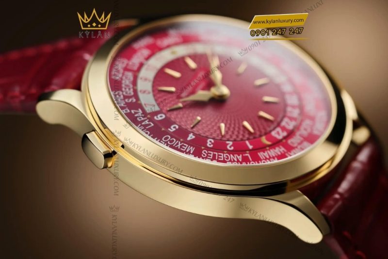 Đồng hồ Patek Philippe World Time mặt số đỏ 7129J-001