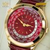 Đồng hồ Patek Philippe World Time mặt số đỏ 7129J-001