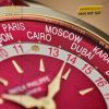 Đồng hồ Patek Philippe World Time mặt số đỏ 7129J-001