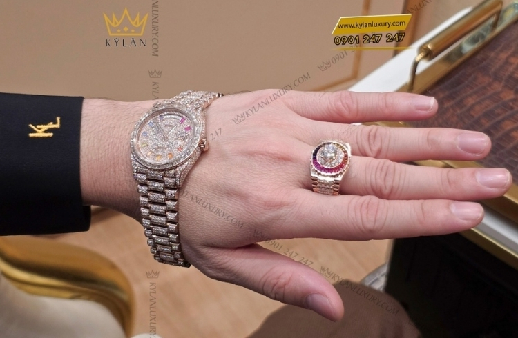 Kỳ Lân Luxury rolex custom ca nhan hoa dong ho ky lan 13 1 Rolex Custom - Dấu ấn cá nhân trên những cỗ máy thời gian tại Kỳ Lân