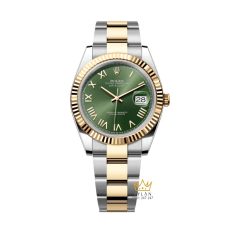 Đồng hồ Rolex Datejust 41 mặt olive dây oyster 126333-0023
