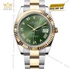Đồng hồ Rolex Datejust 41 mặt olive dây oyster 126333-0023