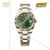 Đồng hồ Rolex Datejust 41 mặt olive dây oyster 126333-0023
