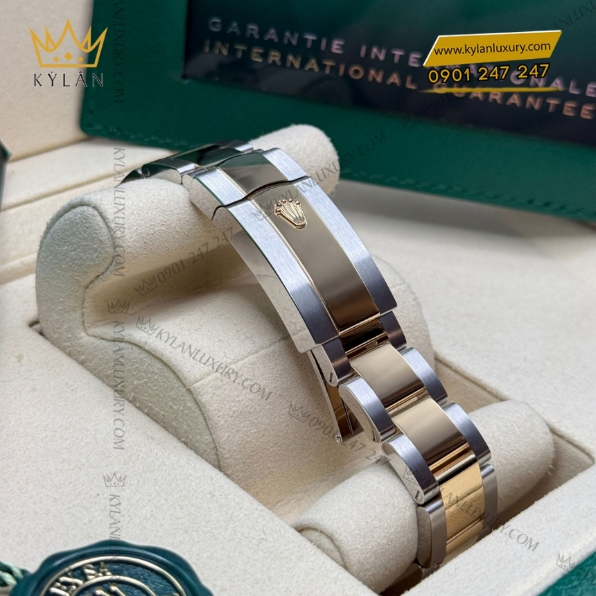Kỳ Lân Luxury rolex datejust 126333 0023 olive day oyster 7 Đồng hồ Rolex Datejust 41 mặt olive dây oyster 126333-0023