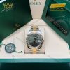 Đồng hồ Rolex Datejust 41 mặt olive dây oyster 126333-0023
