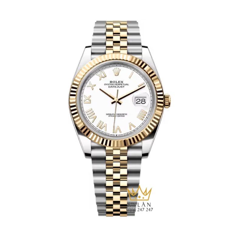 Đồng hồ Rolex Datejust 41 trắng La Mã 126333-0026