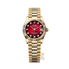 Đồng hồ Rolex Datejust 31 mặt đỏ ombré 278278-0049