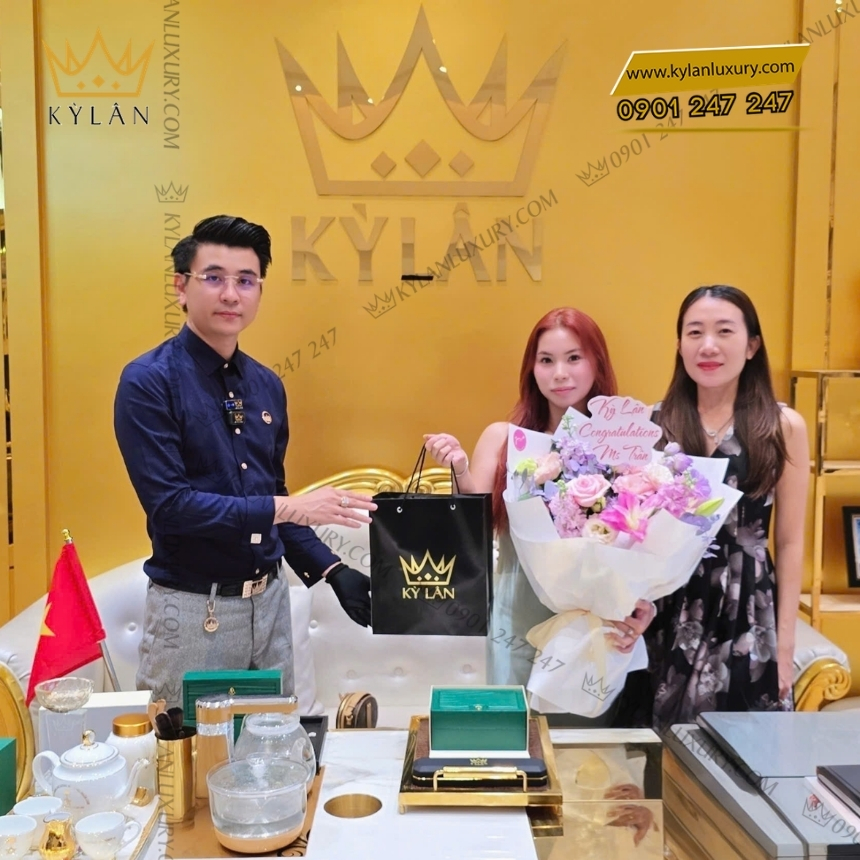 Kỳ Lân Luxury rolex datejust 36 116231 0021 mop kim cuong 10 Đồng hồ Rolex Datejust 36 mặt số xà cừ 116231-0021