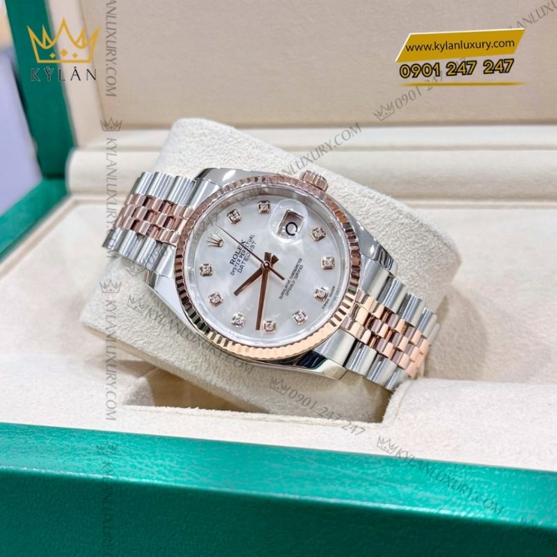 Đồng hồ Rolex Datejust 36 mặt số xà cừ 116231-0021
