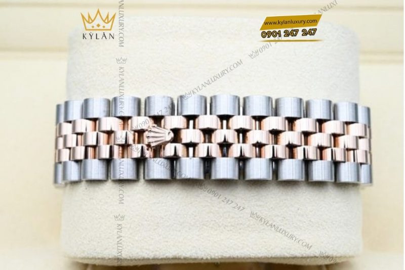 Đồng hồ Rolex Datejust mặt số bạc kim cương 116231