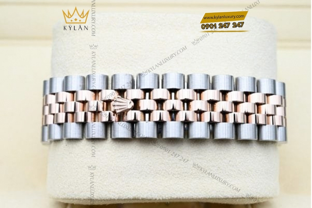 Kỳ Lân Luxury rolex datejust 36 116231 mat bac kim cuong 2 Đồng hồ Rolex Datejust mặt số bạc kim cương 116231