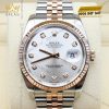 Đồng hồ Rolex Datejust mặt số bạc kim cương 116231