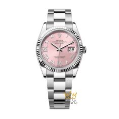 Đồng hồ Rolex Datejust 36 mặt hồng La Mã 126234-0032