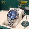 Đồng hồ Rolex Datejust 41 mặt xanh dương cọc dạ quang 126300-0002