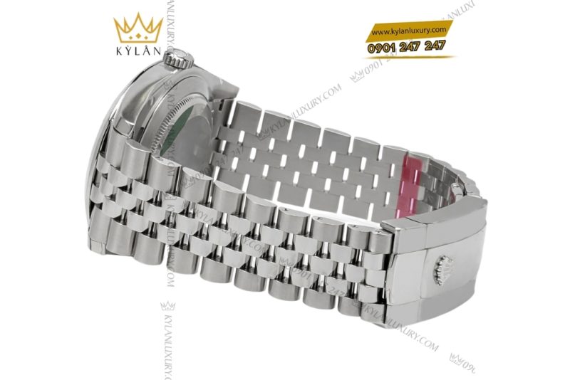 Đồng hồ Rolex Datejust 41 mặt xanh dương cọc dạ quang 126300-0002