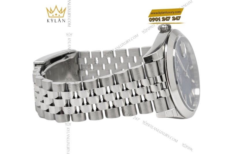 Đồng hồ Rolex Datejust 41 mặt xanh dương cọc dạ quang 126300-0002