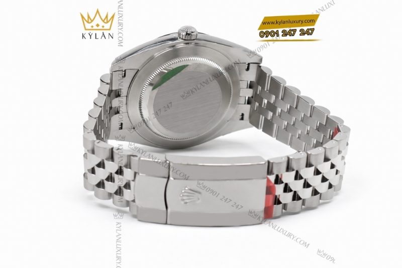 Đồng hồ Rolex Datejust 41 mặt xanh dương cọc dạ quang 126300-0002