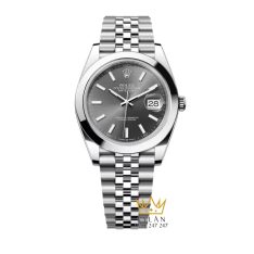 Đồng hồ Rolex Datejust 41 mặt xám cọc dạ quang 126300-0008