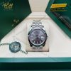 Đồng hồ Rolex Datejust 41 mặt xám cọc dạ quang 126300-0008