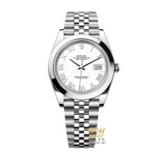 Đồng hồ Rolex Datejust 41 mặt trắng La Mã 126300-0016