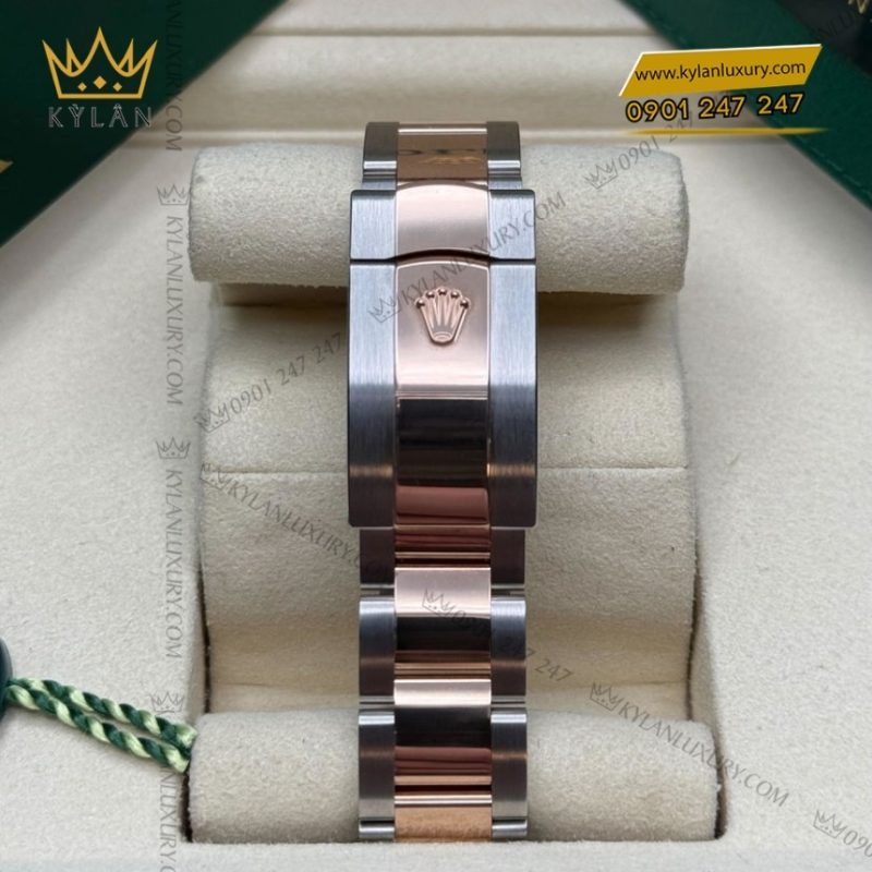 Đồng hồ Rolex Datejust 41 chocolate cọc dạ quang 126301-0001