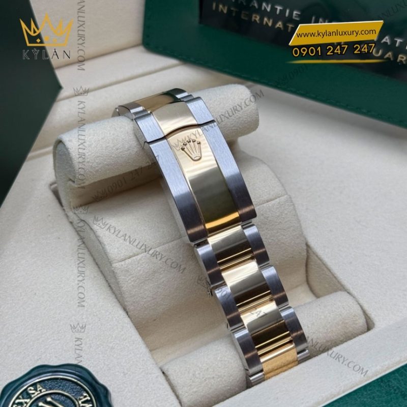 Đồng hồ Rolex Datejust 41 mặt bạc cọc dạ quang 126303-0001