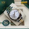 Đồng hồ Rolex Datejust 41 mặt bạc cọc dạ quang 126303-0001