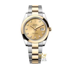 Đồng hồ Rolex Datejust 41 mặt champagne kim cương 126303-0011