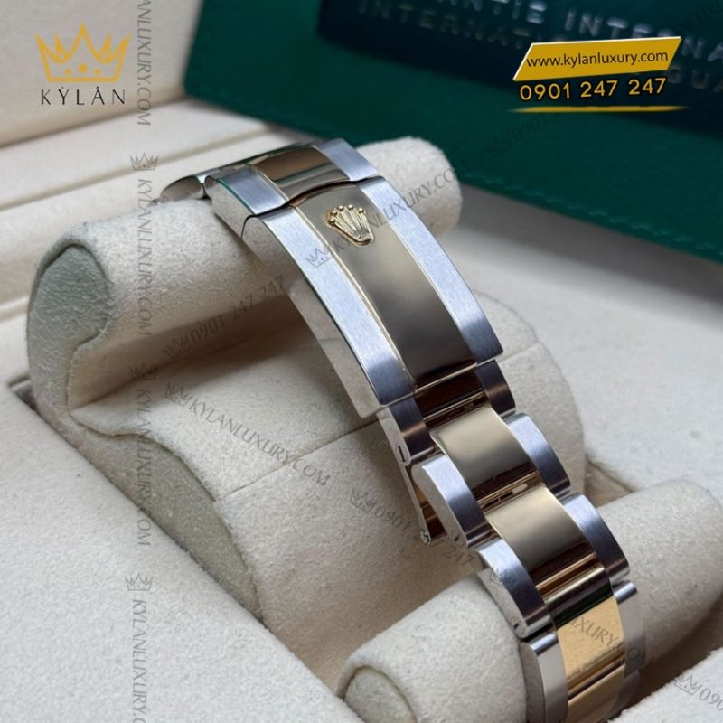 Đồng hồ Rolex Datejust 41 mặt champagne kim cương 126303-0011