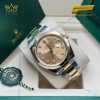 Đồng hồ Rolex Datejust 41 mặt champagne kim cương 126303-0011