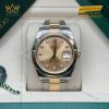 Đồng hồ Rolex Datejust 41 mặt champagne kim cương 126303-0011