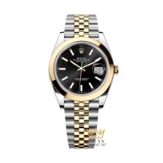 Đồng hồ Rolex Datejust 41 mặt đen cọc dạ quang 126303-0014