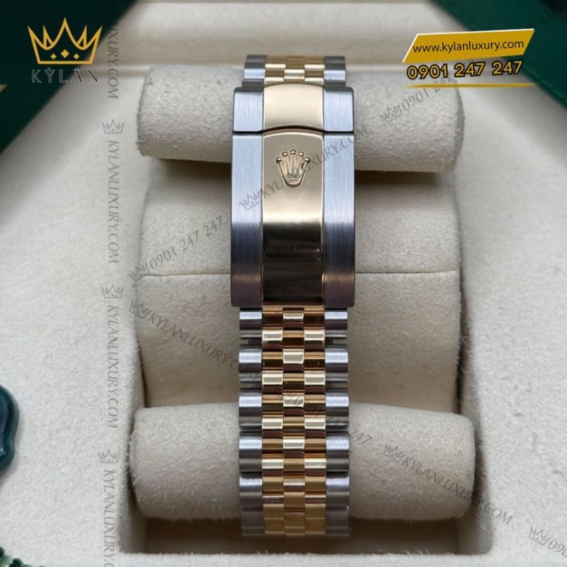 Đồng hồ Rolex Datejust 41 mặt đen cọc dạ quang 126303-0014