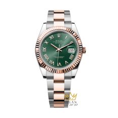 Đồng hồ Rolex Datejust 41 mặt xanh mint La Mã 126331-0021