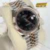 Đồng hồ Rolex Datejust 41 mặt đen La Mã 126331-0024