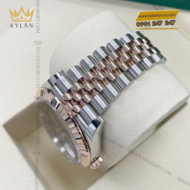 Đồng hồ Rolex Datejust 41 mặt đen La Mã 126331-0024