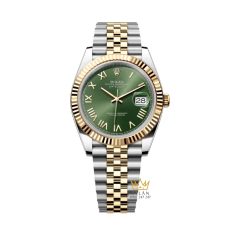 Đồng hồ Rolex Datejust 41 Olive La Mã 126333-0024