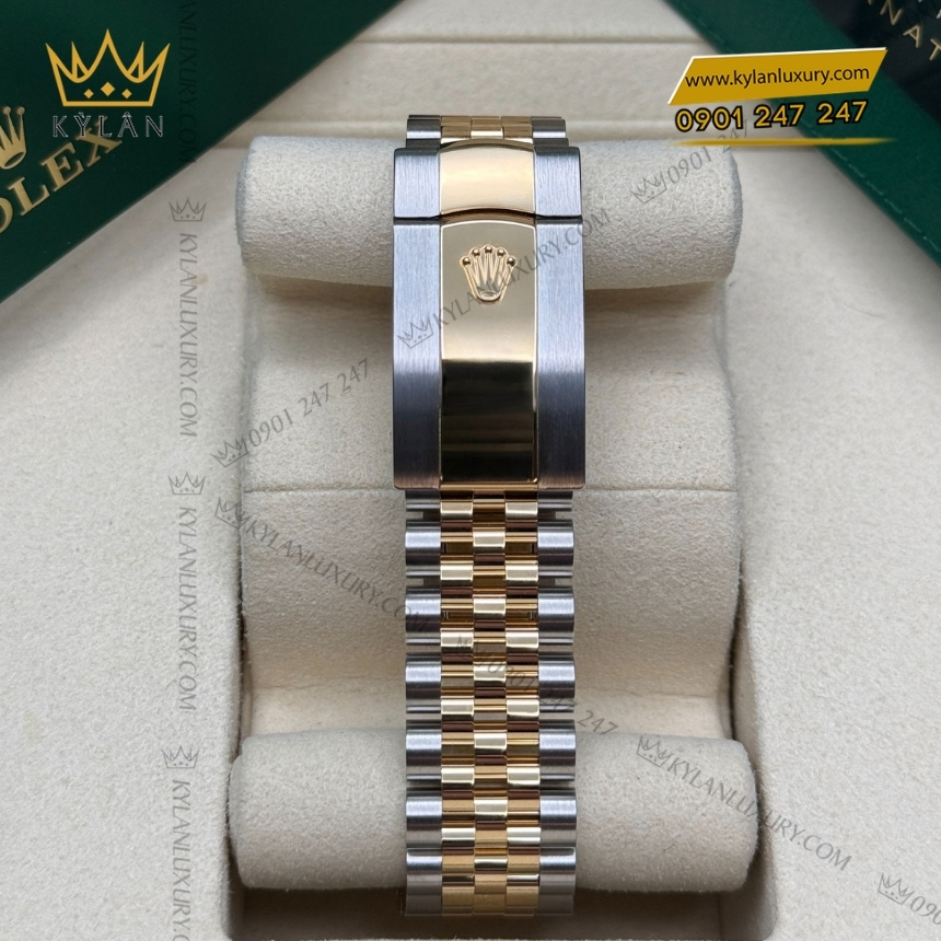 Kỳ Lân Luxury rolex datejust 41 126333 0024 olive 8 Đồng hồ Rolex Datejust 41 Olive La Mã 126333-0024