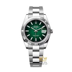 Đồng hồ Rolex Datejust 41 mặt xanh ombré dạ quang 126334-0033
