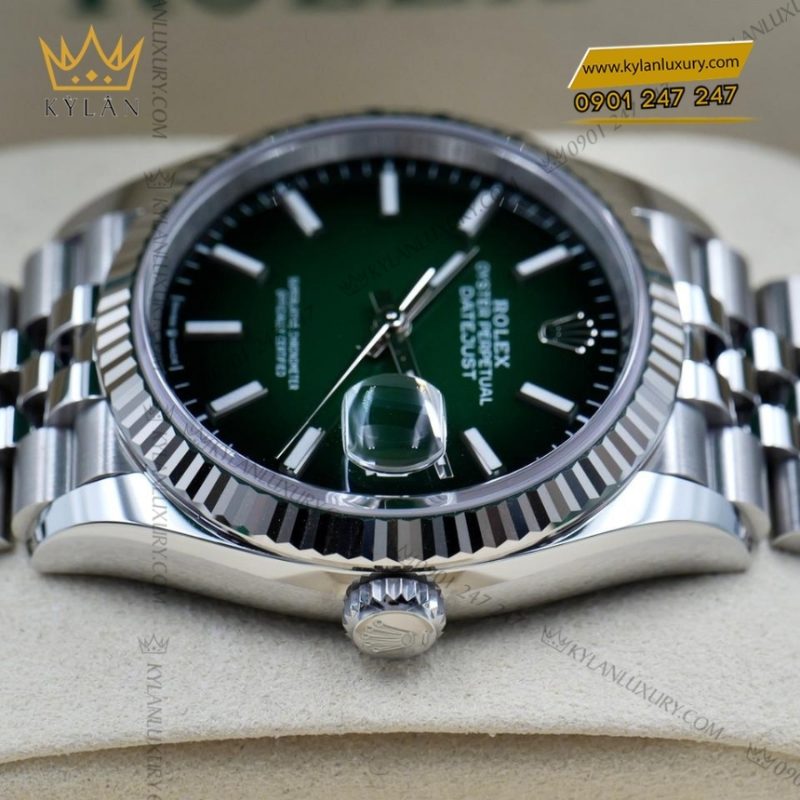 Đồng hồ Rolex Datejust 41 mặt xanh ombré 126334-0034