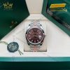 Đồng hồ Rolex Datejust 41 mặt chocolate cọc dạ quang 126301-0002