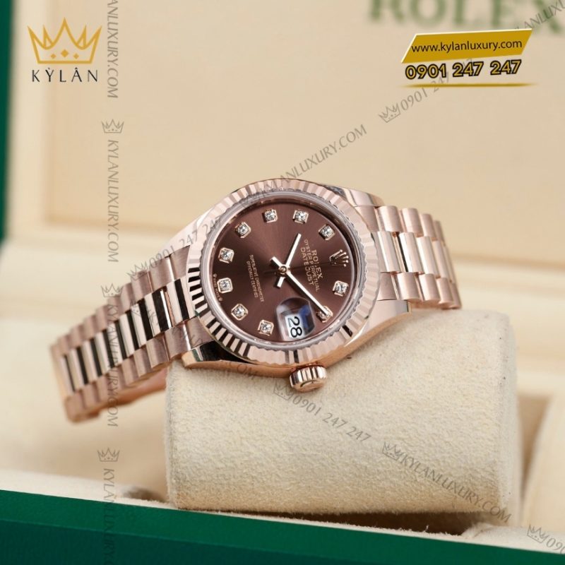 Đồng hồ Rolex Lady Datejust mặt số chocolate 279175-0016