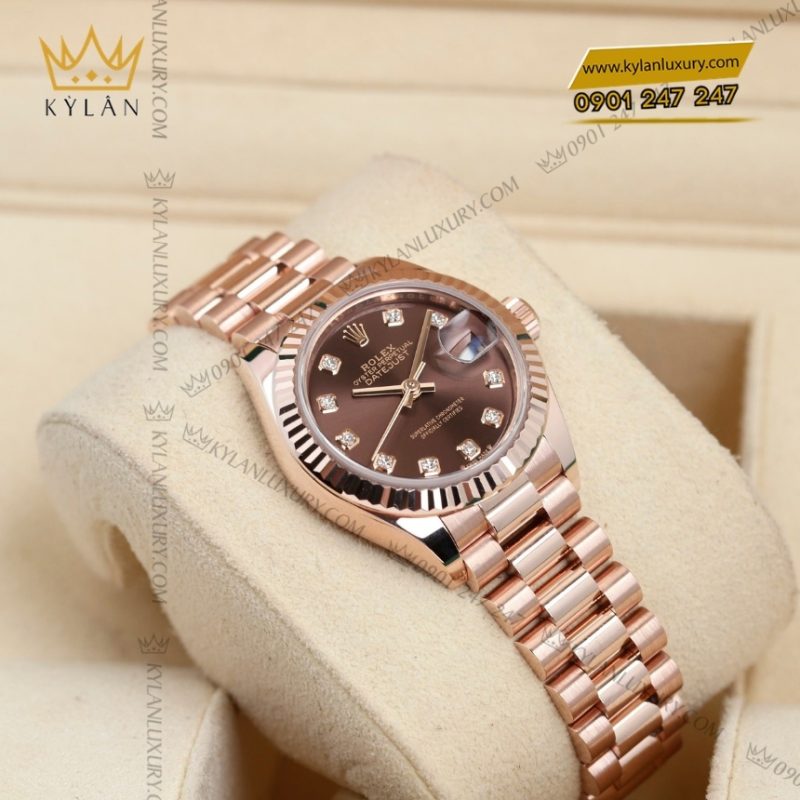 Đồng hồ Rolex Lady Datejust mặt số chocolate 279175-0016